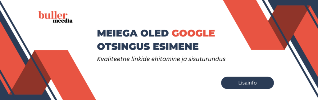 Buller Meedia - Sisuturundus, SEO ja linkide ehitamine